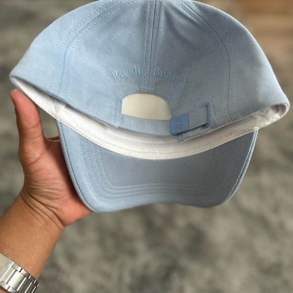 🐰 Psycho Bunny Light Blue Cap UNISEX - Picture 2 of 3